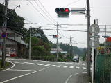 篠坂(右折後の光景)